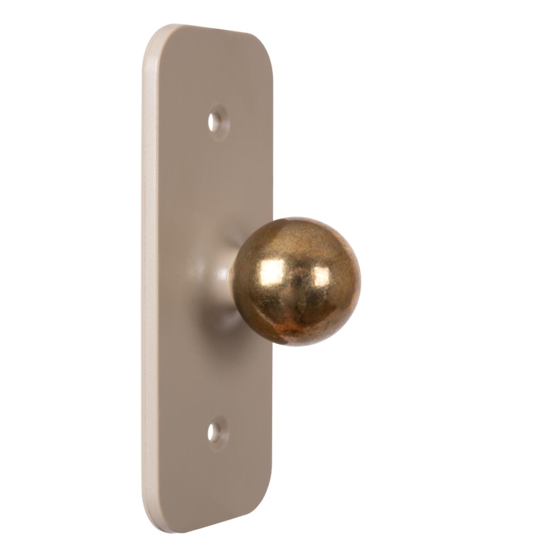 Lucide JOLAN - Rechargeable Desk lamp/Clamp lamp/Wall lamp - Battery pack - LED Dim to warm - 1x3,5W 2700K/5700K - Taupe